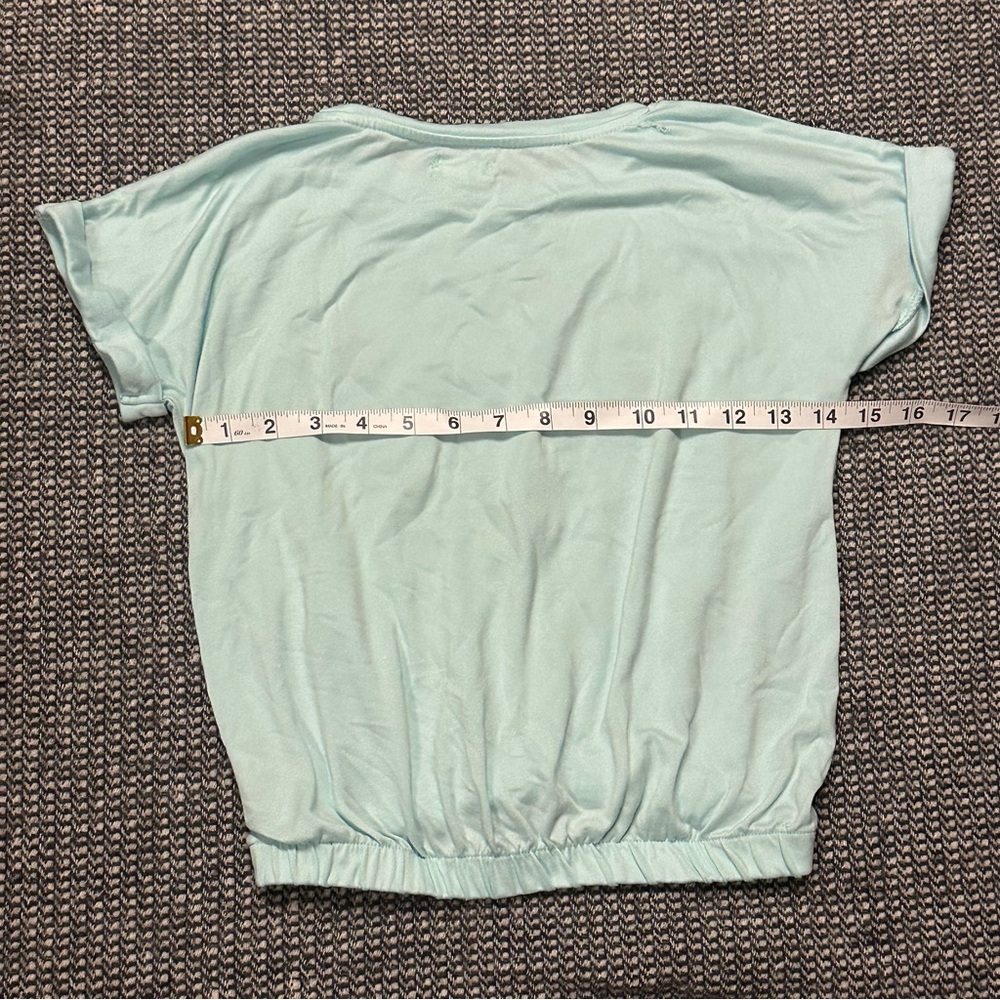 Lemmi Kids Light Blue Floral Heart Tee - Picture 5 of 5